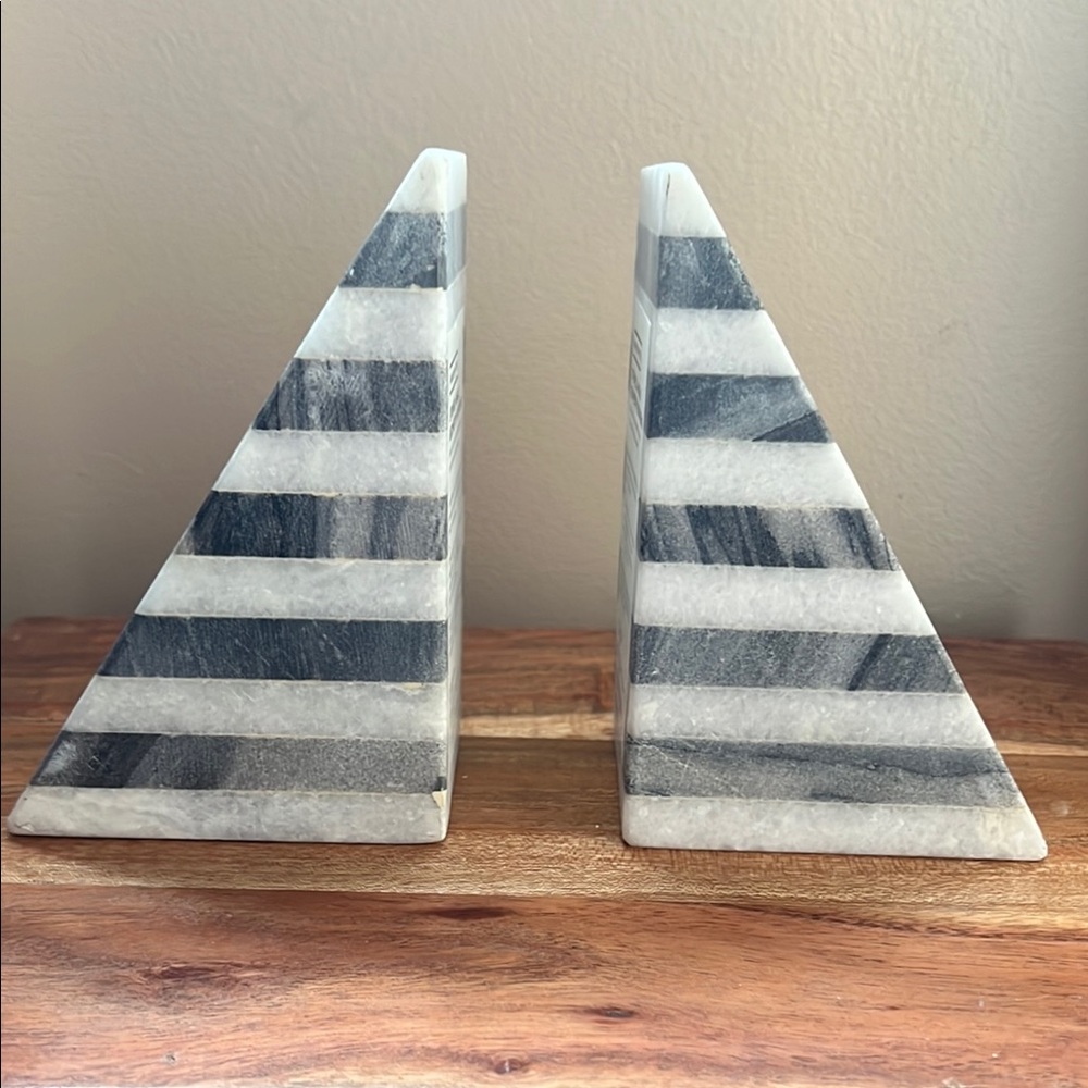 Marble Book Ends